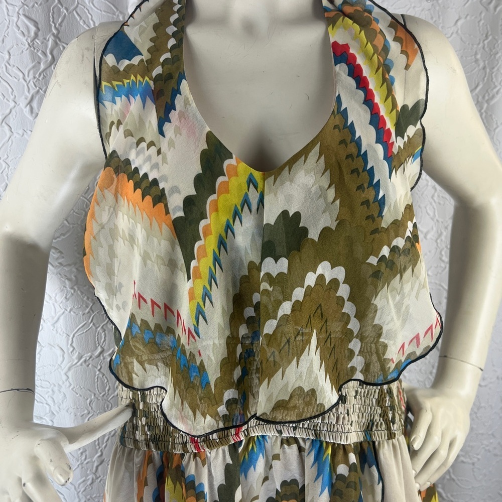 eShakti‎ Multicolor midi Dress - Picture 5 of 10